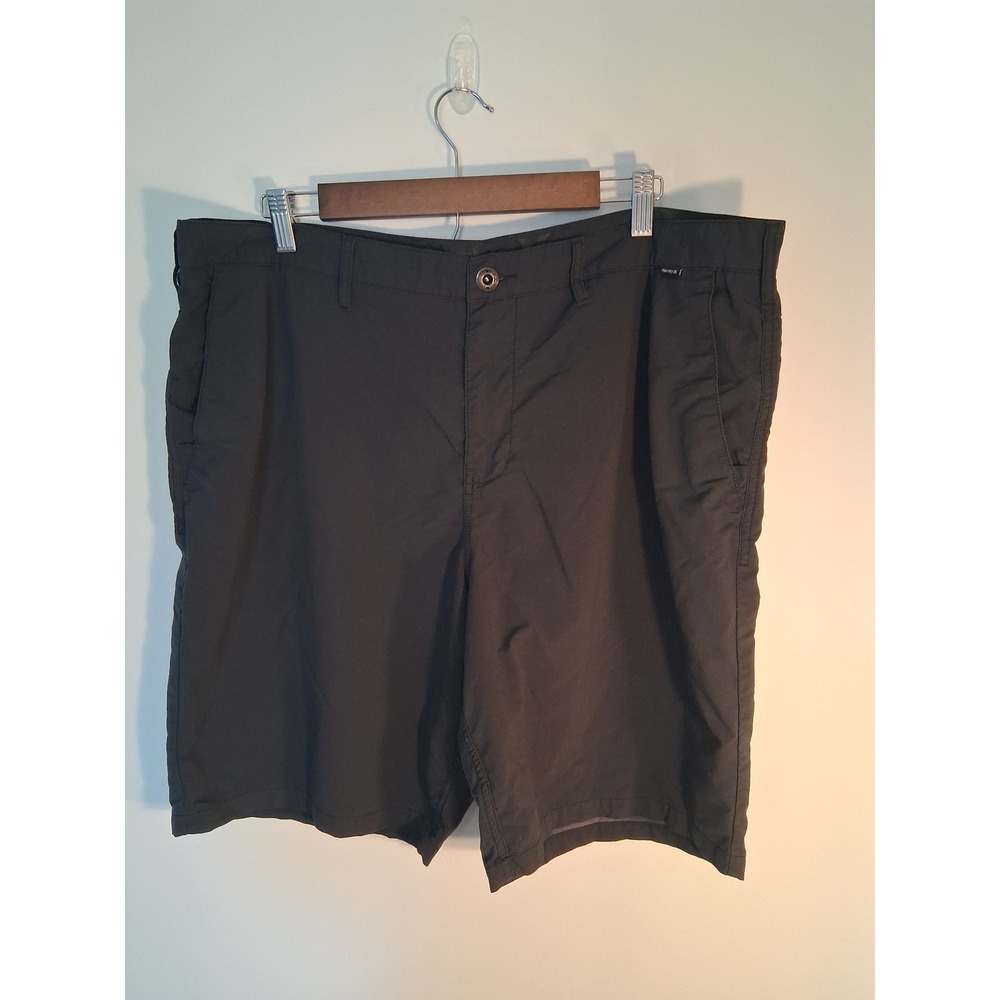 [Surf Performance] Hurley Nike Dri-FIT Shorts Mens 40 Black Chino Boardshorts